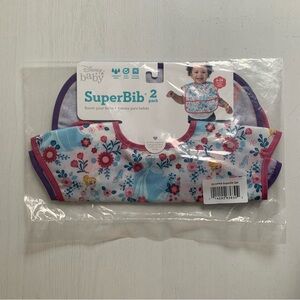 Bumkins Disney Princess Cinderella & Mermaid 2pk Baby Bibs